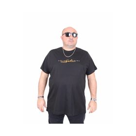 Moc Grande 25175 Lets Get Going Siyah Sıfır Yaka Erkek T-shirt