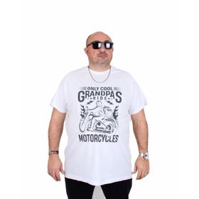Moc Grande 25177 Only Cool Beyaz Sıfır Yaka Erkek T-shirt