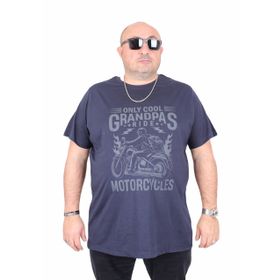 Moc Grande 25177 Only Cool Lacivert Sıfır Yaka Erkek T-shirt