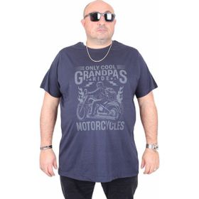 Moc Grande 25177 Only Cool Lacivert Sıfır Yaka Erkek T-shirt