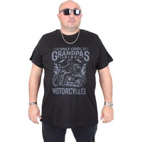 Moc Grande 25177 Only Cool Siyah Sıfır Yaka Erkek T-shirt