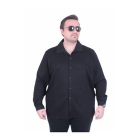 Moc Grande 25727 Siyah Uzun Kollu Klasik Stil Erkek Gömlek