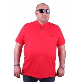 Moc Grande Polo 11500 Büyük Beden Kırmızı Erkek T-shirt