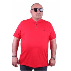 Moc Grande Polo 11500 Büyük Beden Kırmızı Erkek T-shirt