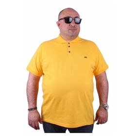 Moc Grande Polo 11500 Büyük Beden Sarı Erkek T-shirt