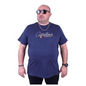 Moc Grande The Next 23113 Büyük Beden Marin Erkek T-shirt
