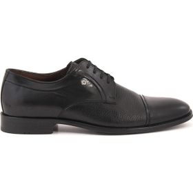 Mocassini 182MCGE574 40919 Siyah Erkek Klasik Ayakkabı