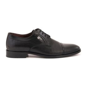 Mocassini 182MCGE574 40919 Siyah Erkek Klasik Ayakkabı