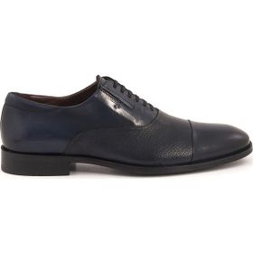Mocassini 40905 Lacivert Geyik Oxford Erkek Klasik Ayakkabı