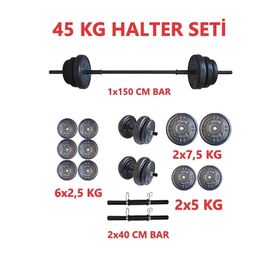 Moccastyle MS2-DMB45 Moccadiamond 45 Kg Dambıl Seti Ağırlık ve Vücut Geliştirme Aleti