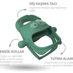 Mochi 2 in 1 Diş Kaşıyıcı
