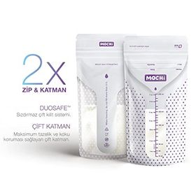 Mochi 200 ml 25'li Süt Saklama Poşeti