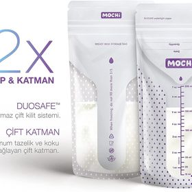 Mochi 200 ml 50'li Anne Sütü Saklama Poşeti