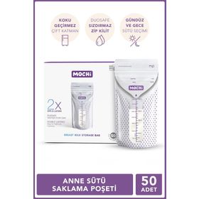 Mochi 200 ml 50'li Anne Sütü Saklama Poşeti