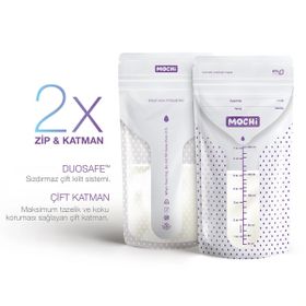 Mochi 25 Adet Süt Saklama Poşeti