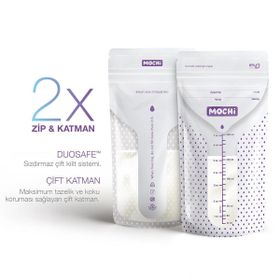 Mochi 25 Adet Süt Saklama Poşeti