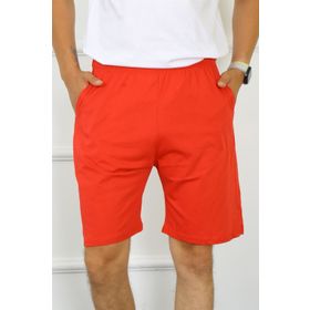 Moda Çizgi 27484 Kırmızı Pamuk Erkek Şort