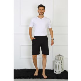 Moda Çizgi 27484 Siyah Pamuk Erkek Şort