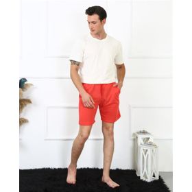 Moda Çizgi 27487 Mercan Lakost Erkek Şort