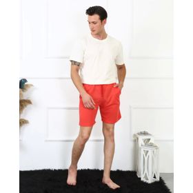 Moda Çizgi 27487 Mercan Lakost Erkek Şort