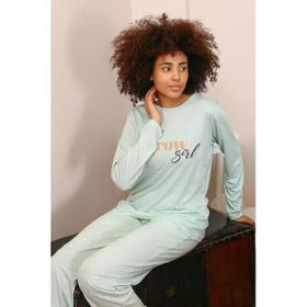 Moda Çizgi 4188 Penye Uzun Kol Kadın Pijama Takımı