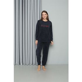 Moda Çizgi 8517 Welsoft Polar Kadın Pijama Takımı