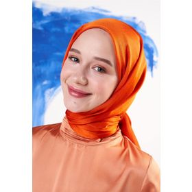 Moda Kaşmir Janjan Turuncu Şal