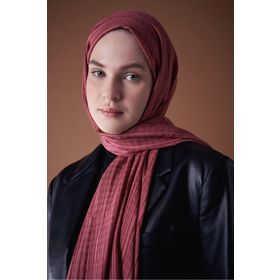 Moda Kaşmir Misto Pamuk Serisi Gül Kurusu Şal
