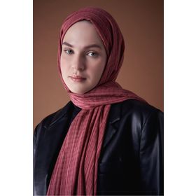 Moda Kaşmir Misto Pamuk Serisi Gül Kurusu Şal
