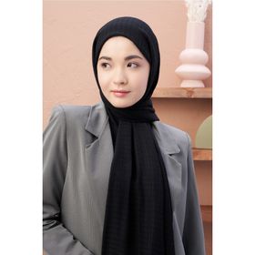 Moda Kaşmir Misto Pamuk Serisi Siyah Şal