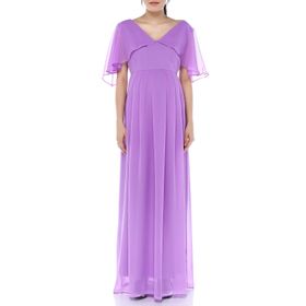 Moda Labio Ml020300X Lila Melek Kol Kadın Elbise