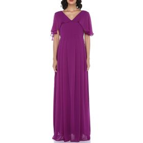 Moda Labio Ml020300X Mor Melek Kol Kadın Elbise