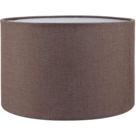 MODA35 Kahverengi 30 cm Silindir Kumaş Lambader Başlığı