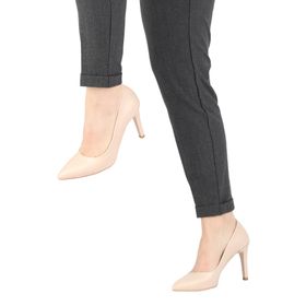 Modabuymus Anger Ten Mat Stiletto Topuklu Kadın Ayakkabı