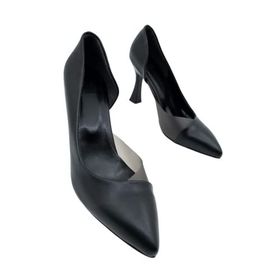 Modabuymus Solus Stiletto Kadeh Siyah Kadın Topuklu Ayakkabı