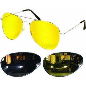 Modacar 422550 Metal Çerçeve Gece Sürüş ve Sis Gözlüğü