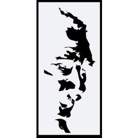 Modacar 423621 Atatürk Siluet Siyah Sticker