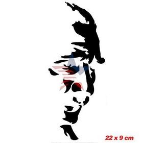 Modacar 423621 Atatürk Siluet Siyah Sticker