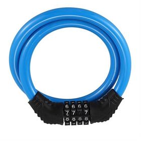 Modacar 428788 4 Şifreli 11 mm Çelik Halat Scooter Bisiklet Kilidi