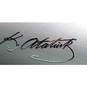 ModaCar Metal 8.5 Cm Atatürk İmzası Sticker