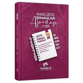 Modadil Yayınları İngilizce Sınavlar Ajandası