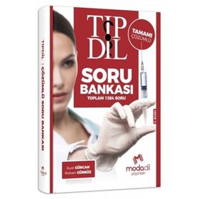 Modadil Yayınları TIPDİL Tamamı Çözümlü Soru Bankası