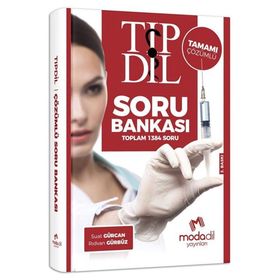 Modadil Yayınları TIPDİL Tamamı Çözümlü Soru Bankası