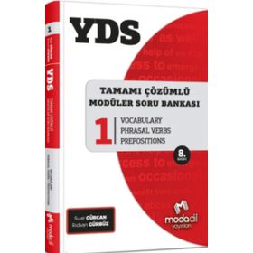 Modadil Yayınları YDS Tamamı Çözümlü Modüler Soru Bankası Serisi 1