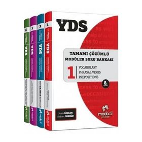 Modadil Yayınları YDS Tamamı Çözümlü Modüler Soru Bankası Seti