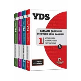 Modadil Yayınları YDS Tamamı Çözümlü Modüler Soru Bankası Seti