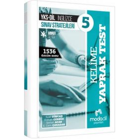 Modadil Yayınları YKS DİL İngilizce Sınav Stratejileri 5 Kelime Yaprak Test