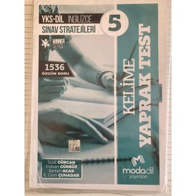 Modadil Yayınları YKS DİL İngilizce Sınav Stratejileri 5 Kelime Yaprak Test