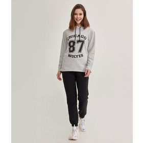 ModaHep Kadın Gri Sweatshirt
