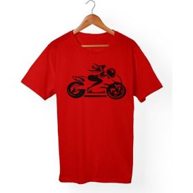 ModaHep Kırmızı Baskılı Kadın T-Shirt